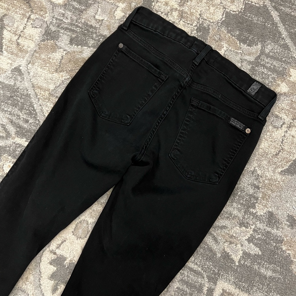 Maternity black 7 jeans